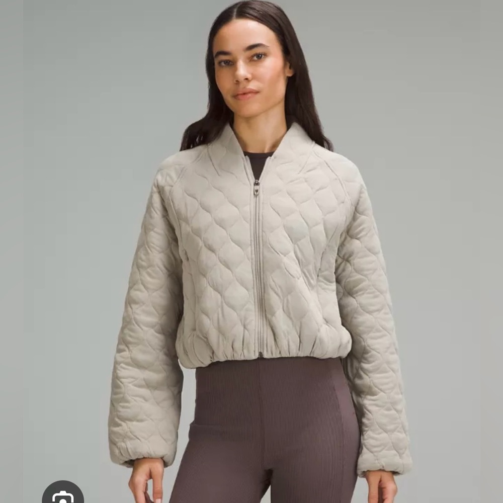 Lululemon Quilted Bomber Jacket